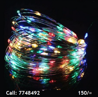 Battery Powered Fairy Lights / Battery Bokifathi 10mtrs / 100bulbs 7748492