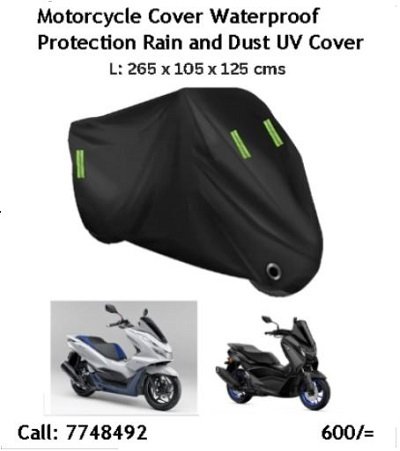 Motorcycle Cover Waterproof Protection Rain and Dust UV Cover (XXL) 7748492