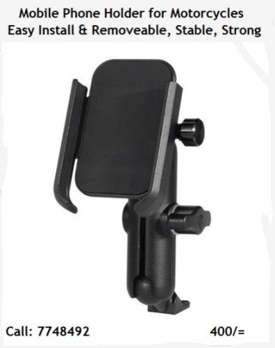 Motorcycle Phone Holder / Easy remove / Can hold with phone cover 7748492
