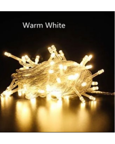 LED Fairy Lights100pcs 30ft Long Bokifathi dj, Party, Wedding Warm White 7748492 - Image 3